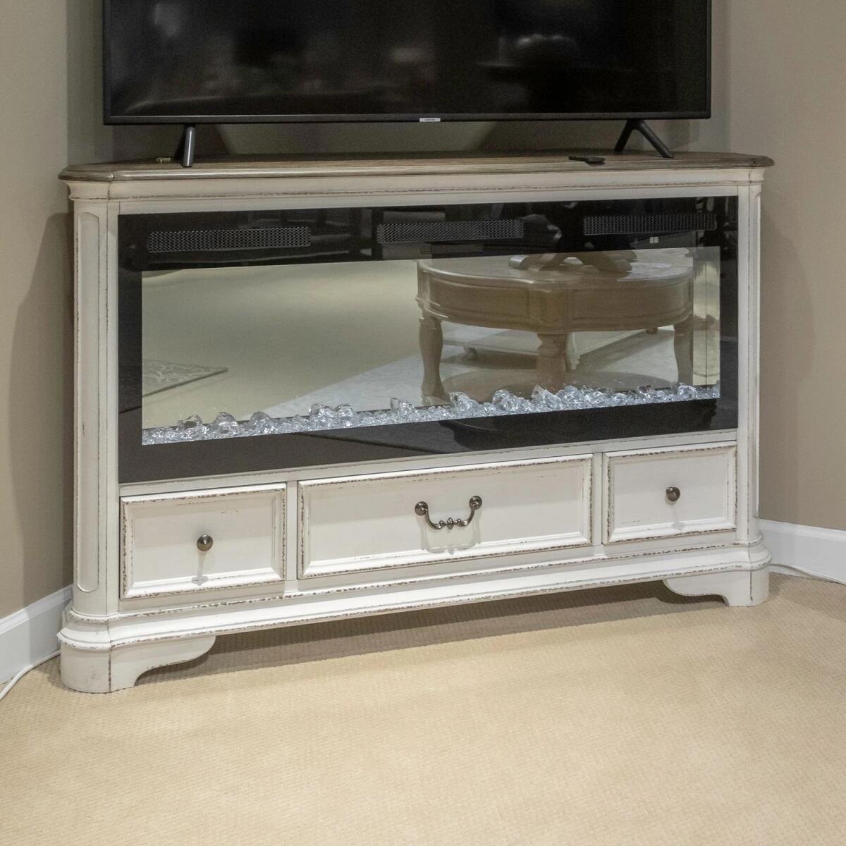8fd6f5e979f3857f2eac77a40d4fcd24 Fireplace TV Consoles 244 58 Inch Corner Console w/ Fire FTS - Image 1