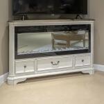 Fireplace TV Consoles 244 58 Inch Corner Console w/ Fire FTS