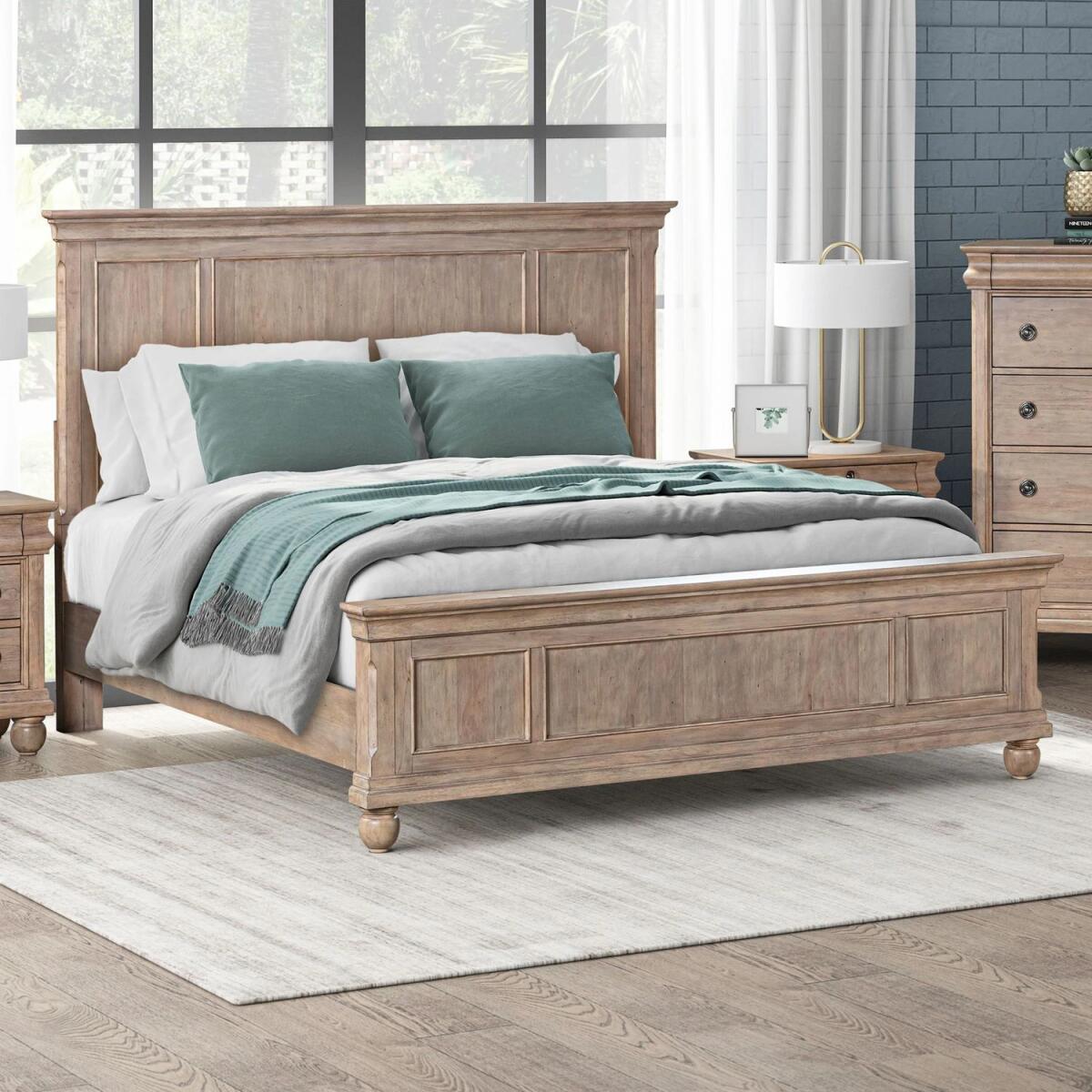 926a8fb92ab83aee58dc28f75f9726e3 Rustic Traditions Queen Panel Bed - Image 1