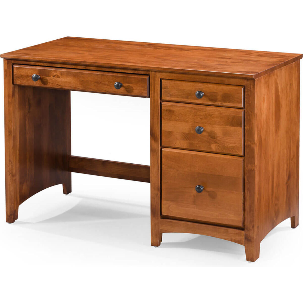 997541b0d7a73498246ffcee7b770f55 Modular Home Office 4 Drawer Desk - Flush Top - 6514 - Image 1