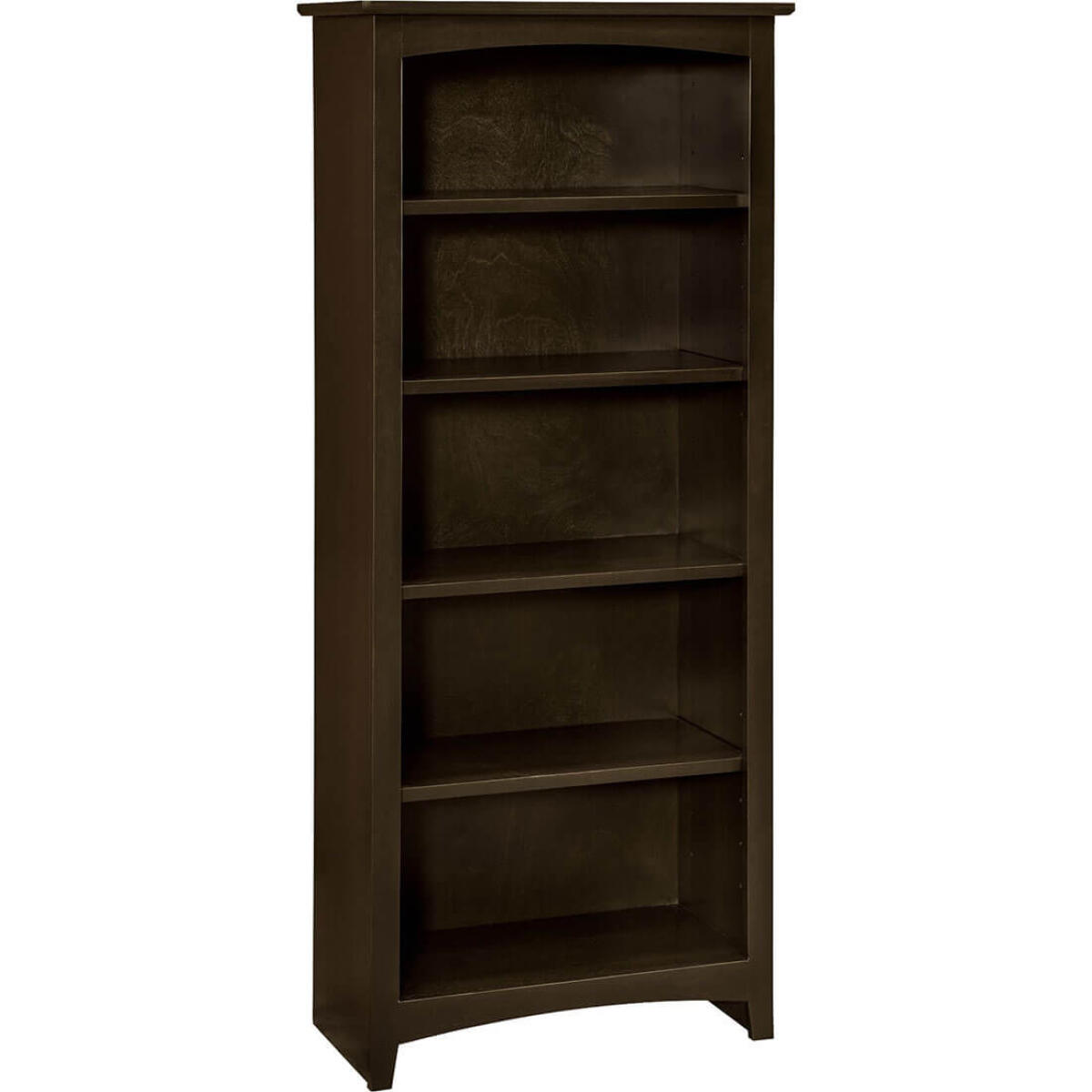 999ee9fa890f1a11621dd1807605e814 Shaker Bookcases Alder Bookcase 24 x 60 - 62460 - Image 1