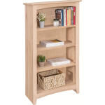 Shaker Bookcases Alder Bookcase 24 x 48 - 62448
