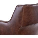 Karina Leather Swivel Chair - Image 12