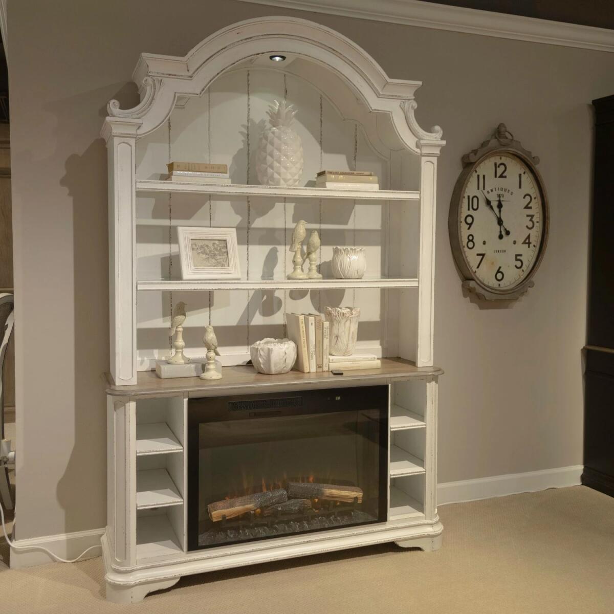 9ccfc56f57cb7d32abb9f0419c5bbee3 Fireplace TV Consoles 244 56 Inch Credenza w/ Fire FTS - Image 1