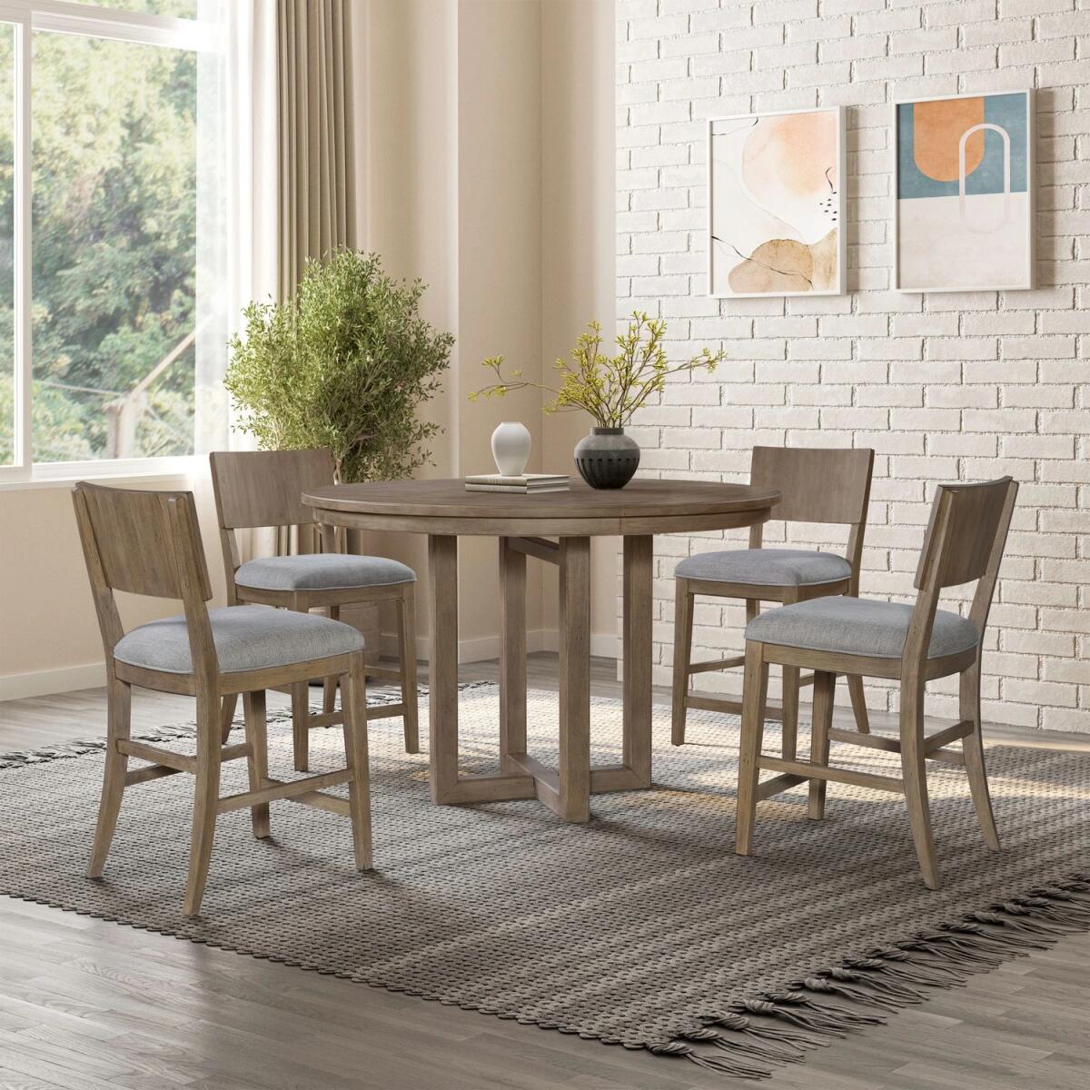 9ef673b26f0c542a6601b55a0d696597 Proximity Place 5 Piece Gathering Table Set - Image 1