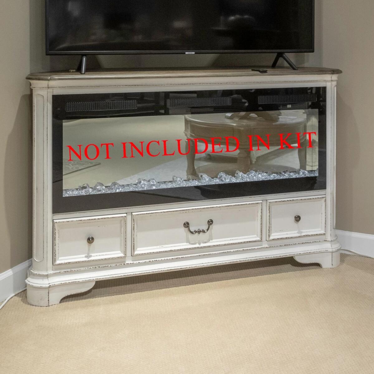 9f5ad411c51088c5585b90bf1f69bb6c Fireplace TV Consoles 58 Inch Corner Fireplace TV Console - Image 1
