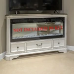 Fireplace TV Consoles 58 Inch Corner Fireplace TV Console