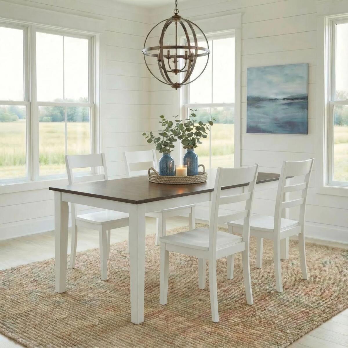 a7e0c63f5a2d5fdb999f639a6480034a Landale 5 Piece Leg Table Set - Image 1