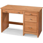 Shaker 4 Drawer Desk - Overhang Top - 6524 - Image 2