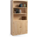 Pine Bookcases Pine Bookcase 36 x 72 - Doors - 3672D