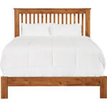 Shaker Slat Queen Bed - Low Footboard - 61353 - Image 3