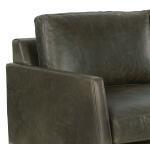 Barbour 8 ft. Leather Sofa - Image 6