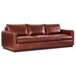 Briggs 8 ft. Leather Sofa - Image 2
