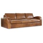 Kingsley 8 ft. Leather Sofa - Image 2
