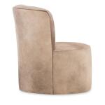 Mavis Leather Swivel Chair - Image 3