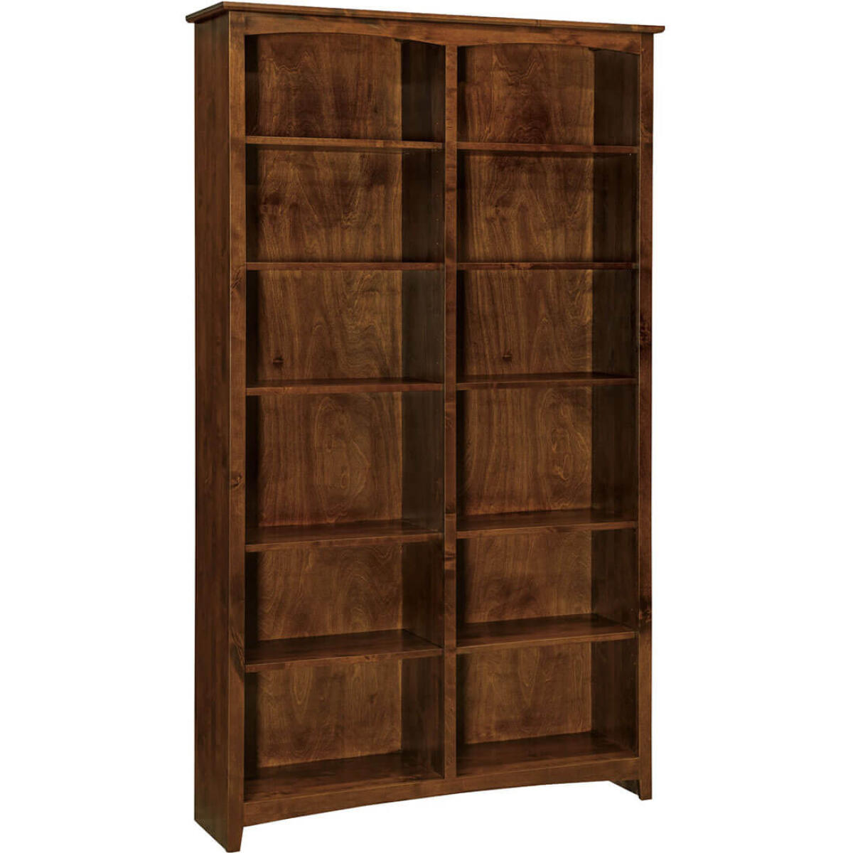c0a7e5b384ba6cd89d82f19451782d39 Shaker Bookcases Alder Bookcase 48 x 84 - 64884 - Image 1