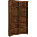 Shaker Bookcases Alder Bookcase 48 x 84 - 64884