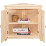 30" Pine Corner Shelf - Doors - 73235 - Image 4