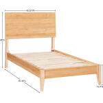 2 West Modern Platform Bed - 63278 - Image 5