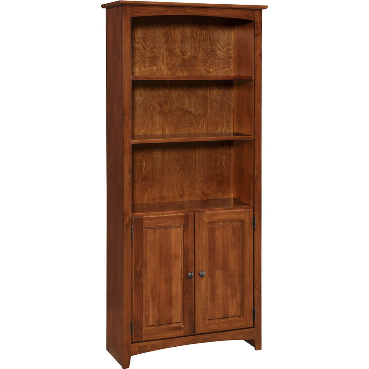 c395143f4863286a157e386f7ef73882 Shaker Bookcases Alder Bookcase 30 x 72 - Doors - 63072D - Image 1