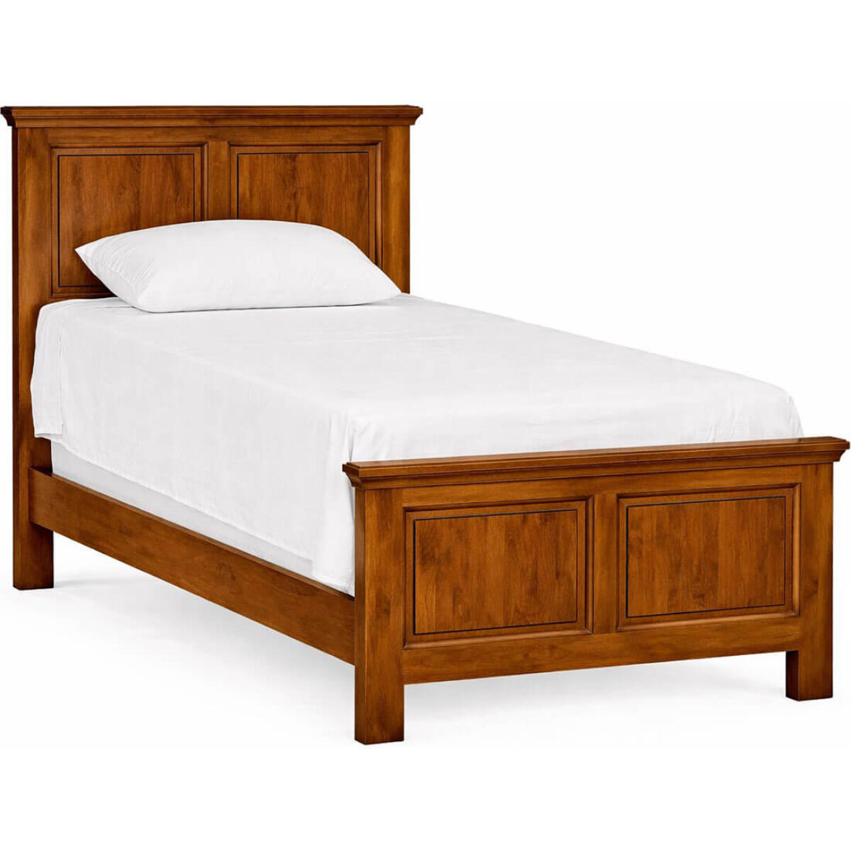 c3f0f64df154e06b5826386a2da3d52e Heritage Raised Panel Twin Bed - Tall Footboard - 61078 - Image 1