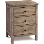Heritage 3 Drawer Wide Nightstand - 62231