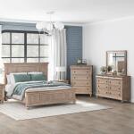 Rustic Traditions Queen Panel Bed, Dresser & Mirror, Chest