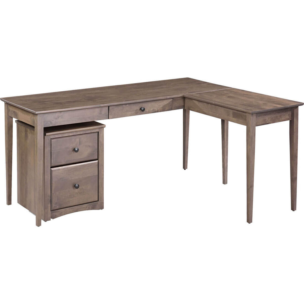 c9d6fb008176d386daee9947e1e641a4 Modular Home Office Large Writing Desk with Universal Return - 6501 - Image 1