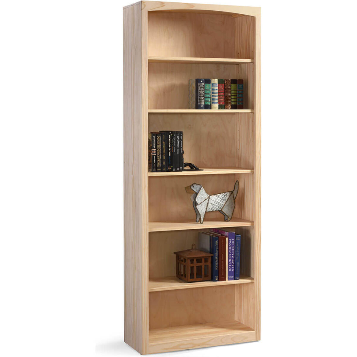 d3cd37d71a1b8ce76b9bc5c09f612de0 Pine Bookcase 30 x 84 - Image 1