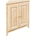 30" Pine Corner Shelf - Doors - 73235