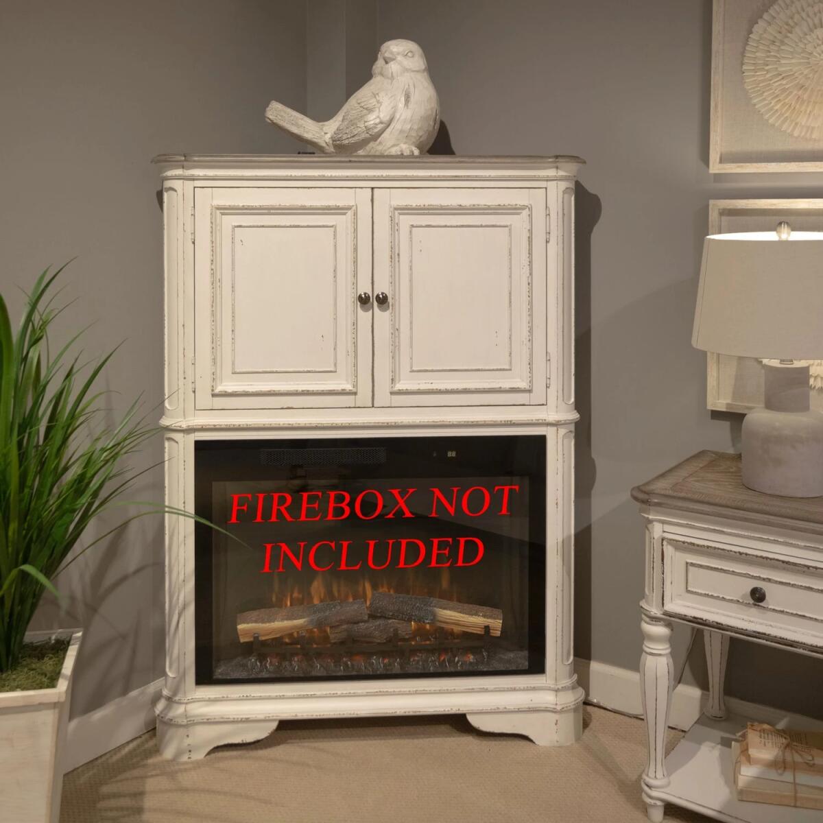 db1b8cf4446ec4ed5b796e4fc7801c11 Fireplace TV Consoles 42 Inch Corner Fireplace Chest - Image 1