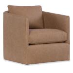 Cassia Leather Swivel Chair - Image 2
