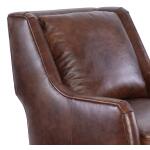 Karina Leather Swivel Chair - Image 11