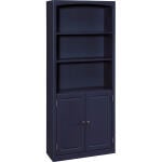 Pine Bookcases Pine Bookcase 30 x 72 - Doors - 3072D