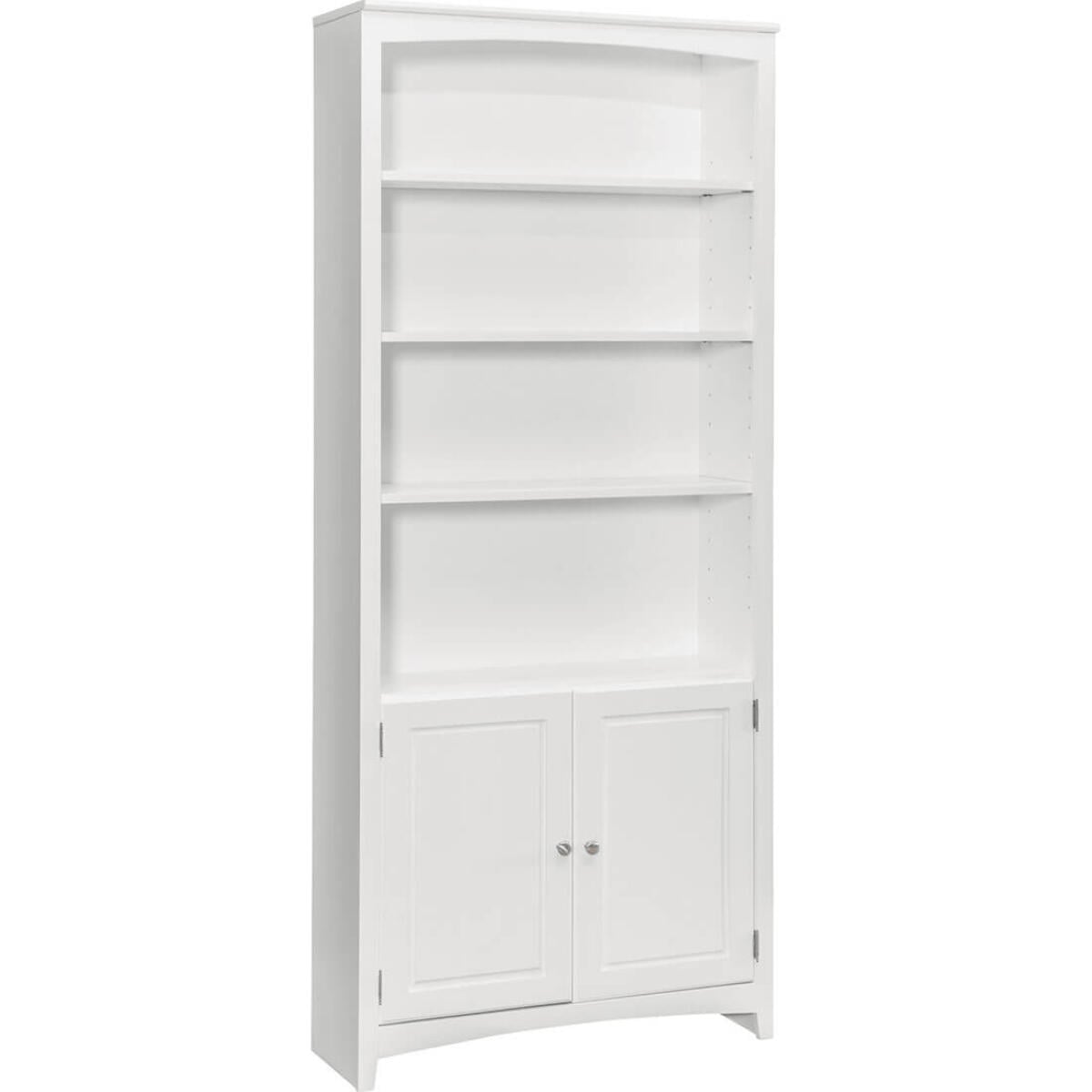 eb920b591e11a60032fb89254fb89345 Shaker Bookcases Alder Bookcase 36 x 84 - Doors - 63684D - Image 1