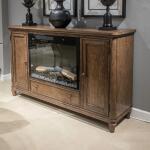 Fireplace TV Consoles 336 68 Inch Server w/ Fire FTS