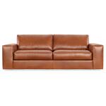 Aria 8 ft. Leather Sofa