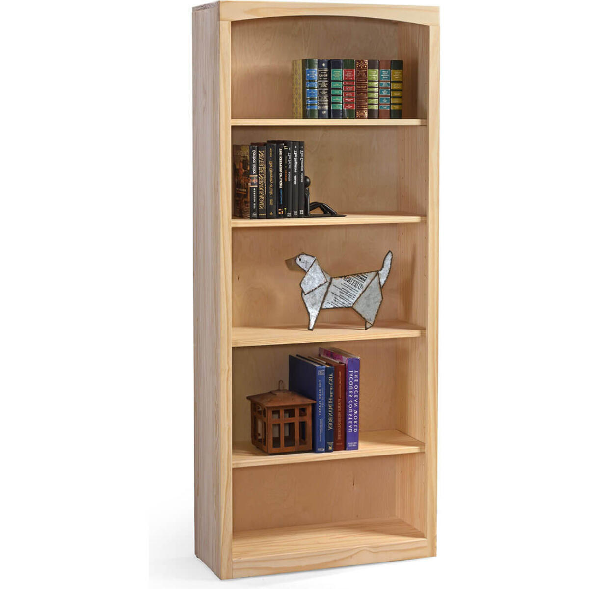 f49f7f553201b30ae8a74d38c947c563 Pine Bookcases Pine Bookcase 30 x 72 - 3072 - Image 1