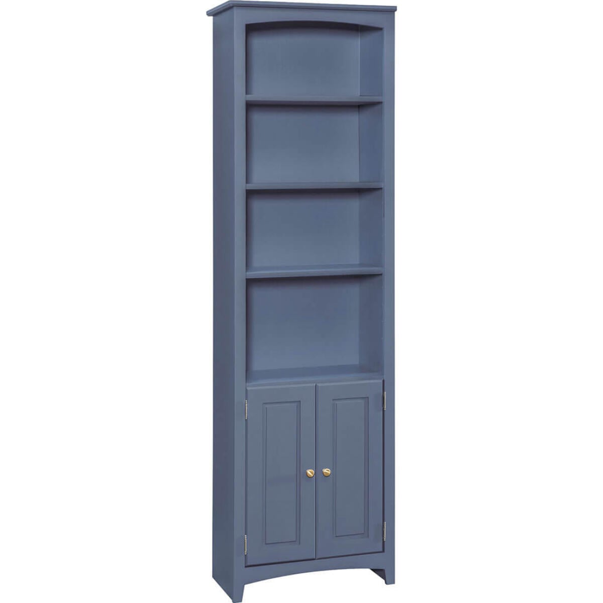 feba17dcf18d0cd4ee9ba85e0f1f75ee Shaker Bookcases Alder Bookcase 24 x 84 - Doors - 62484D - Image 1