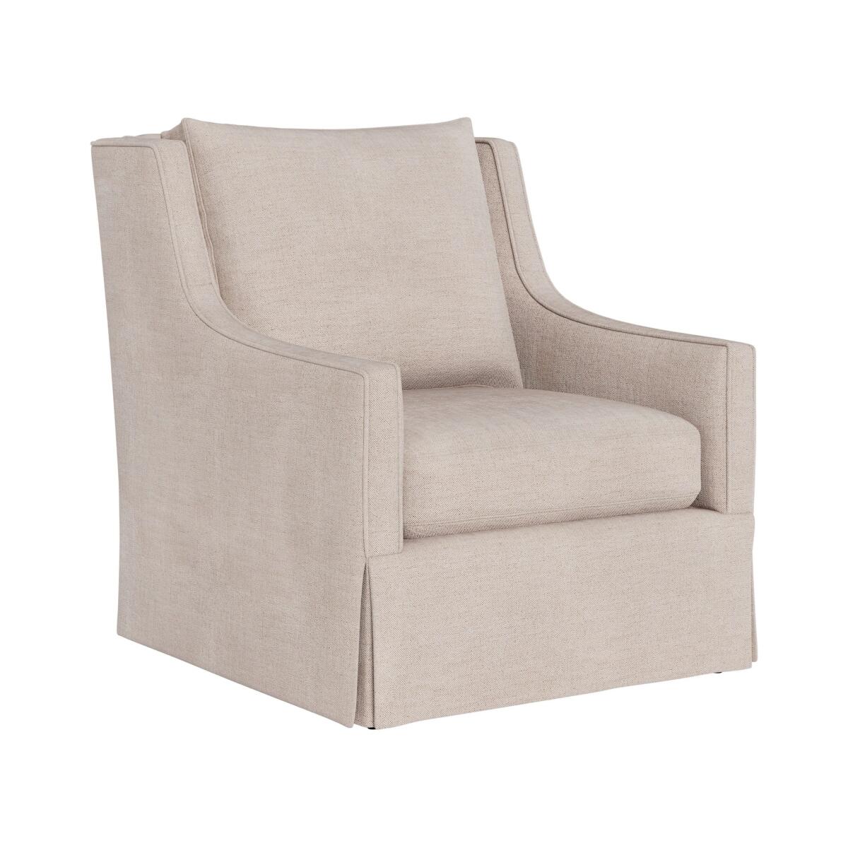 025afe1337413d03c964525a5efe45ff Hudson Skirted Petite Swivel Glider-Special Order - Image 1