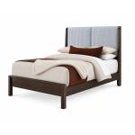 Mercer Street Queen Shelter Uph Bed-navy Stripe - 860-553-355-053-722