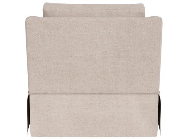 Asher Skirted Swivel Chair - Special Order - Image 4