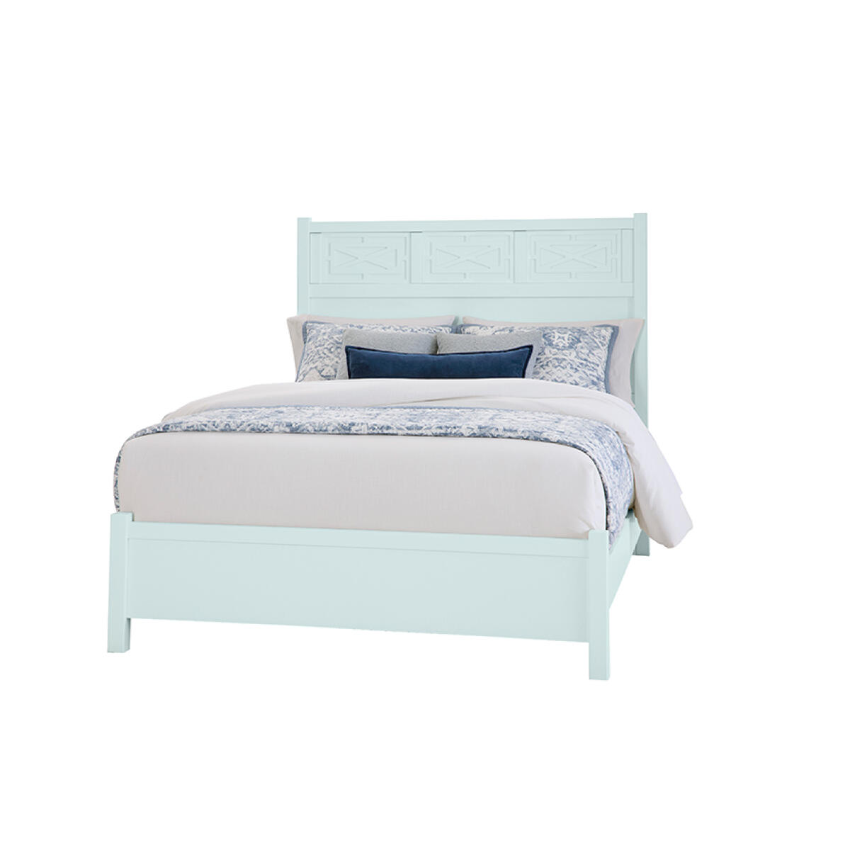 11865b0b57a545fc837d89250c4a1470 Tide & Timber Queen Fretwork Bed - 835-557-755-922 - Image 1