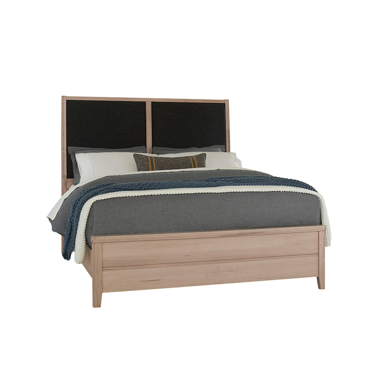 20136beb174cb800b4e943c99dc1ad0f Woodbridge Queen Upholstered Bed-black - 822-551-155-053-922 - Image 1