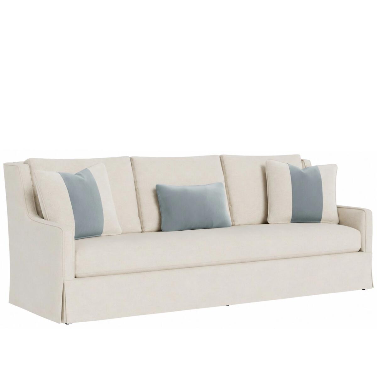 37701047795a45d6b2351f27fee620bf Hudson Skirted Sofa - Image 1