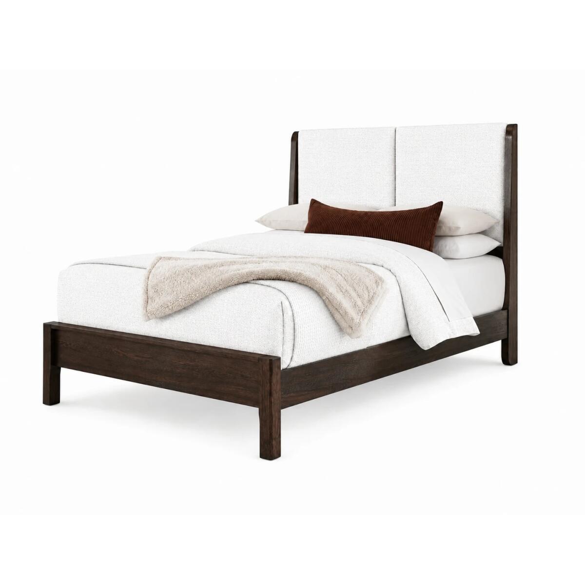 394743c4adac9c2922fbc4e35833be7a Mercer Street King Shelter Uph Bed-pure White - 860-663-366-062-722-MS1 - Image 1