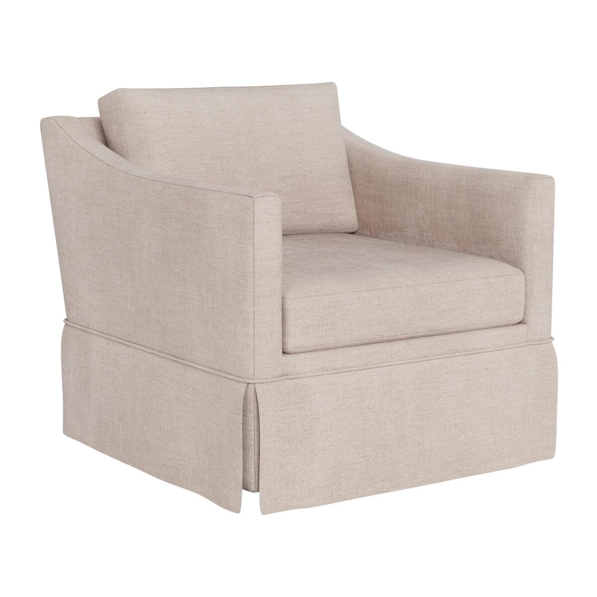 4407653516d8af607a4c290b8046b708 Asher Skirted Swivel Chair - Special Order - Image 1