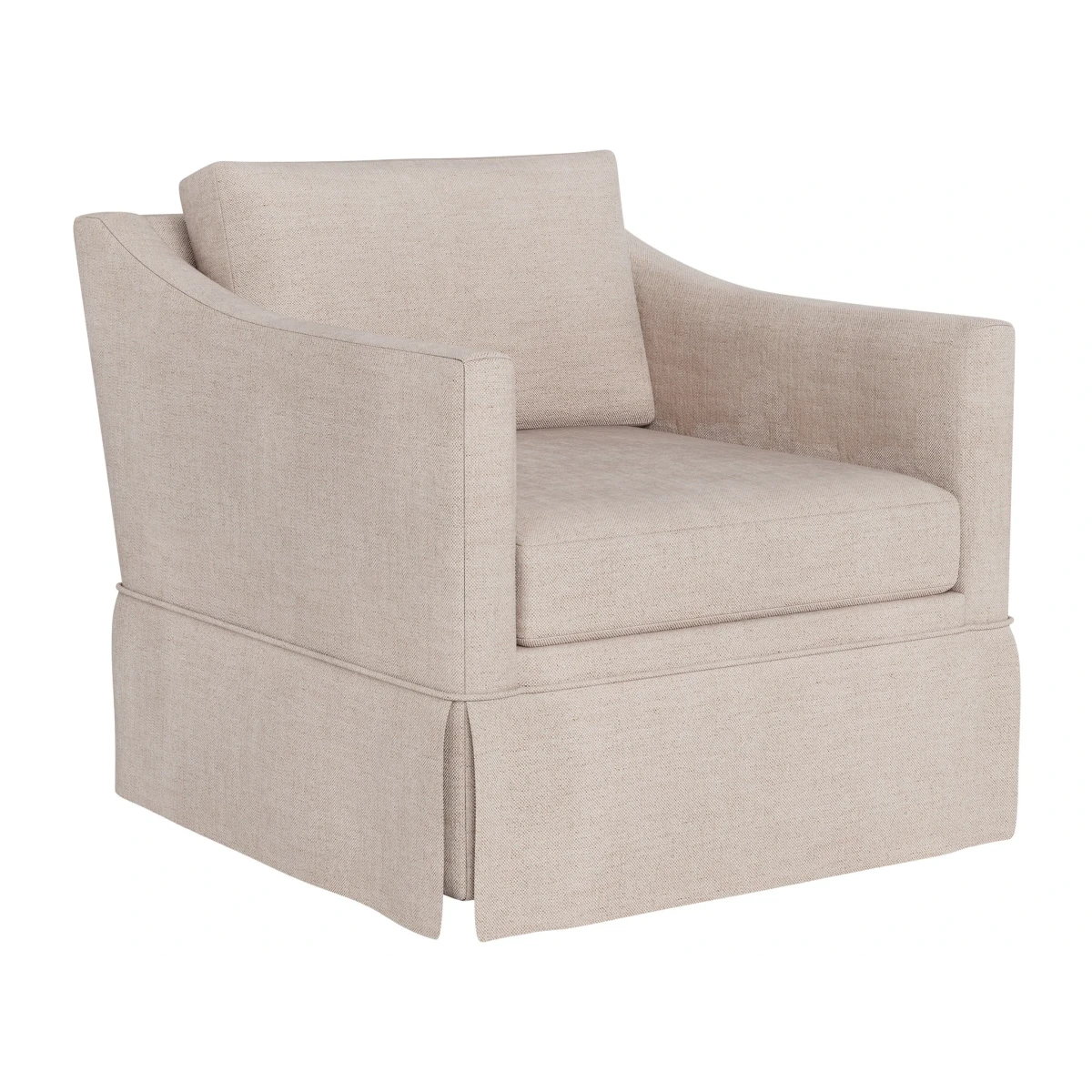 4407653516d8af607a4c290b8046b708 Asher Skirted Swivel Chair - Special Order - Image 1
