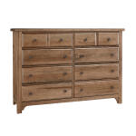 Cool Farmhouse Dresser - 8 Drwr - 800-002