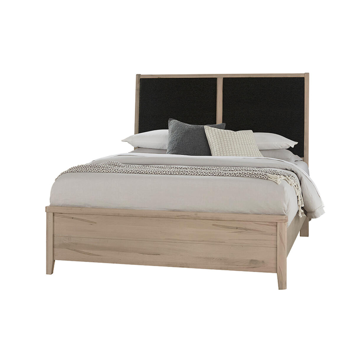 456cf9665f3f2220ed98b7bc42357b20 Woodbridge Cal King Upholstered Bed-black - 821-661-166-063-944-MS1 - Image 1